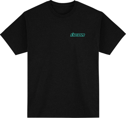 ICON 3030-25568 Lazer Cobra™ T-Shirt - Black Medium