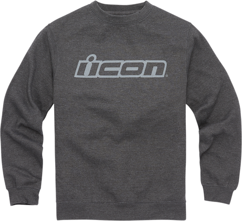 ICON 3050-5838 Slant™ Crewneck Sweatshirt - Charcoal Large
