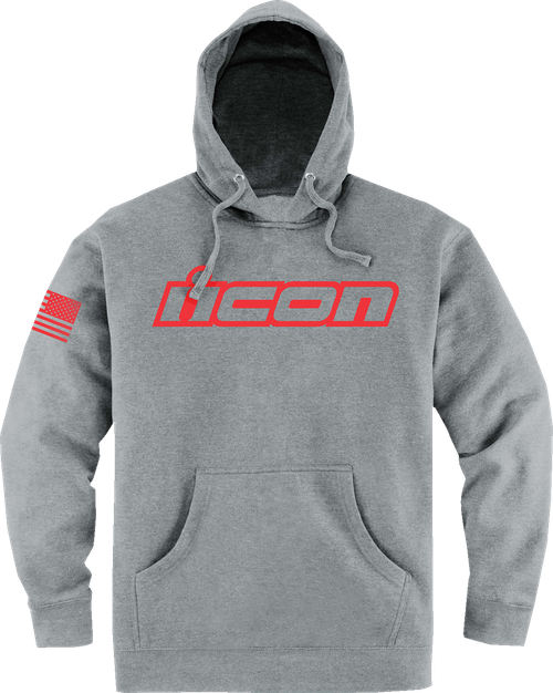 ICON 3050-6528 Clasicon™ Hoodie - Heather Gray Medium