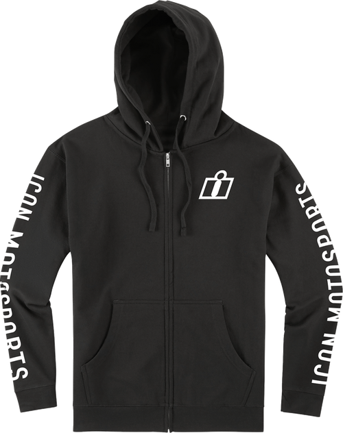 ICON 3050-7462 Clasicon™ Zip Hoodie - Black XL