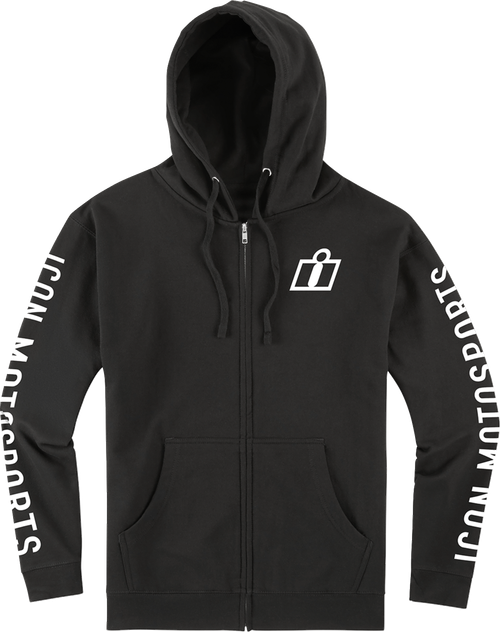 ICON 3050-7463 Clasicon™ Zip Hoodie - Black 2XL