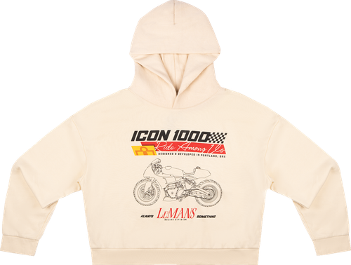 ICON 3051-1266 Women's Always Something™ Hoodie - Ivory 2XL