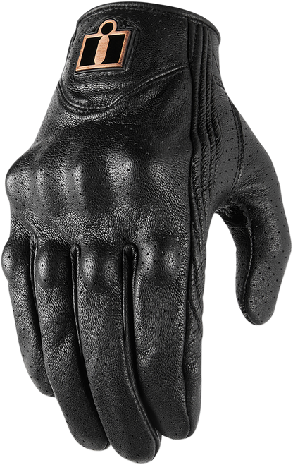 ICON 3301-3834 Pursuit Classic™ Perforated Gloves - Black 2XL