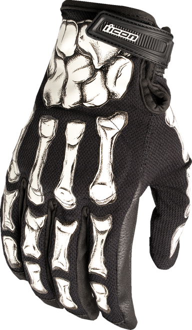 ICON 3301-5156 Hooligan Crestfallen™ Gloves - Black 3XL
