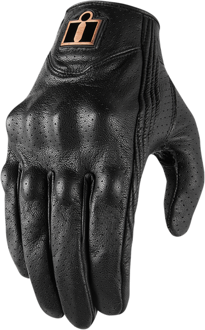 ICON 3302-0801 Women's Pursuit Classic™ Perforated Gloves - Black Medium