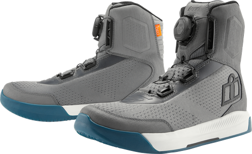 ICON 3403-1275 Overlord™ Vented Boots - Gray US 11 / EU 45