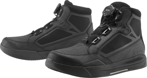 ICON 3403-1284 Patrol 3™ Waterproof Boots - Black Size 9.5