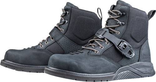 ICON 3403-1376 Superduty6 Safety Toe Boots - Black US 7
