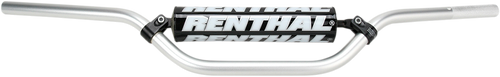 RENTHAL 809-01-SI-01-185 7/8" Off-Road Handlebar — Enduro/High/Moto/MX/RC - 809 RC High Silver