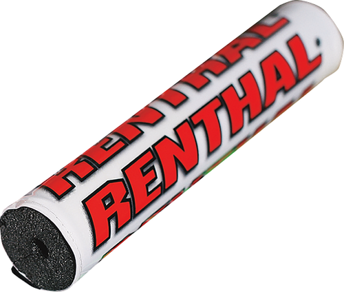 RENTHAL P263 SX Crossbar Pad - 10" White/Red