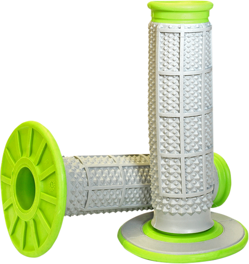 RENTHAL G193 Tapered Dual-Compound Grips - Green