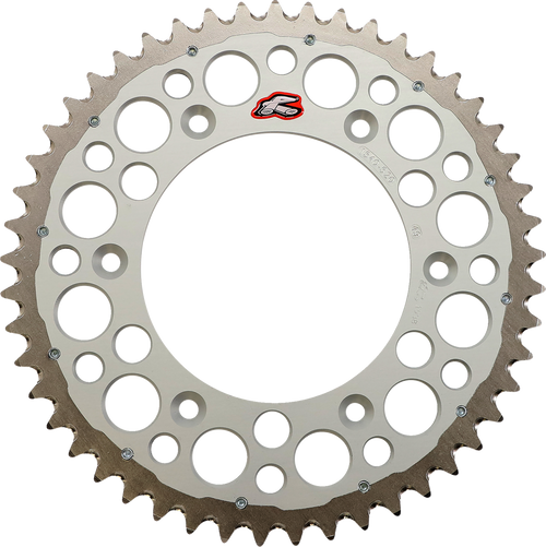RENTHAL 1540-520-49GPSI Twinring™ Rear Sprocket - 49 Tooth Silver Honda