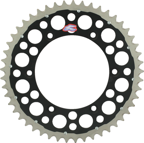 RENTHAL 1230-520-50GPBK Twinring™ Rear Sprocket - 50 Tooth Black Suzuki