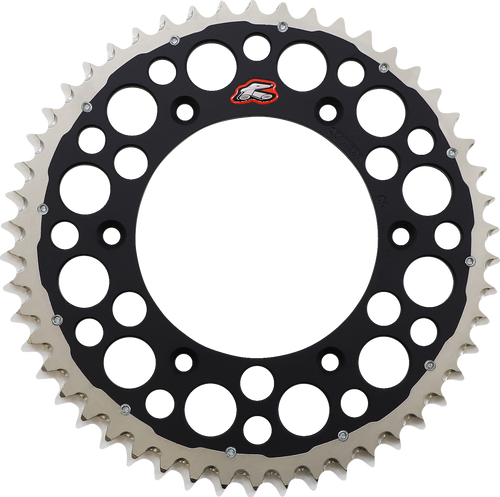 RENTHAL 2240-520-50GPBK Twinring™ Rear Sprocket - 50 Tooth Black