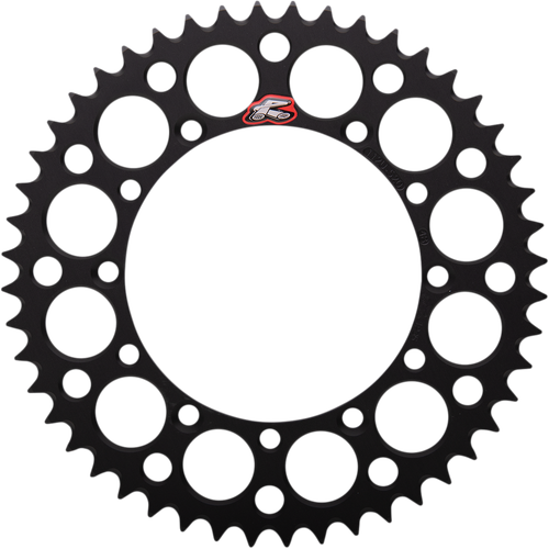 RENTHAL 112U-520-48GEBK Ultralight Rear Sprocket - Aluminum 48 Tooth Black Kawasaki/Suzuki