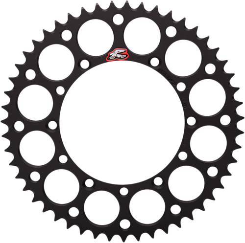 RENTHAL 112U-520-51GEBK Ultralight Rear Sprocket - Aluminum 51 Tooth Black Kawasaki/Suzuki