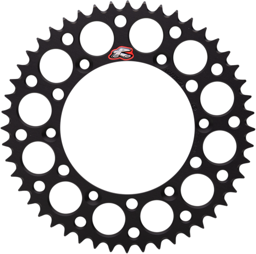 RENTHAL 150U-520-48GBBK Ultralight Rear Sprocket - Aluminum 48 Tooth Black Honda/Yamaha