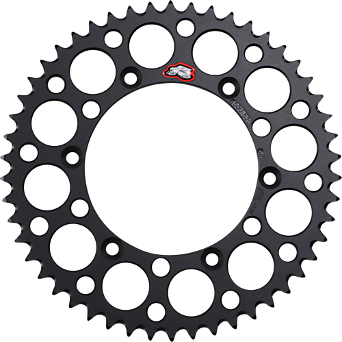 RENTHAL 150U-520-50GBBK Ultralight Rear Sprocket - Aluminum 50 Tooth Black Honda/Yamaha