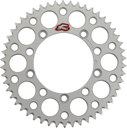 RENTHAL 192U-420-50GPSI Ultralight Rear Sprocket - Aluminum 50 Tooth Silver Gas Gas/Husqvarna/KTM