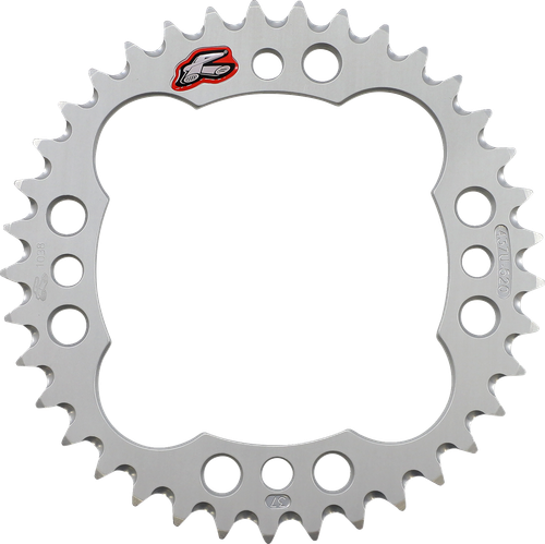 RENTHAL 437U-520-37GBSI Rear Sprocket - Aluminum 37 Tooth Silver Yamaha