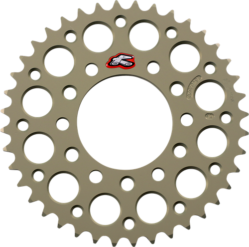 RENTHAL 184U-520-40P-HA Rear Sprocket - Aluminum 40 Tooth Kawasaki/Suzuki/Triumph/CF Moto