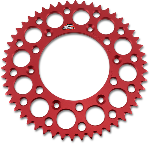 RENTHAL 154U-520-49GRRD Ultralight Rear Sprocket - Aluminum 49 Tooth Red Honda