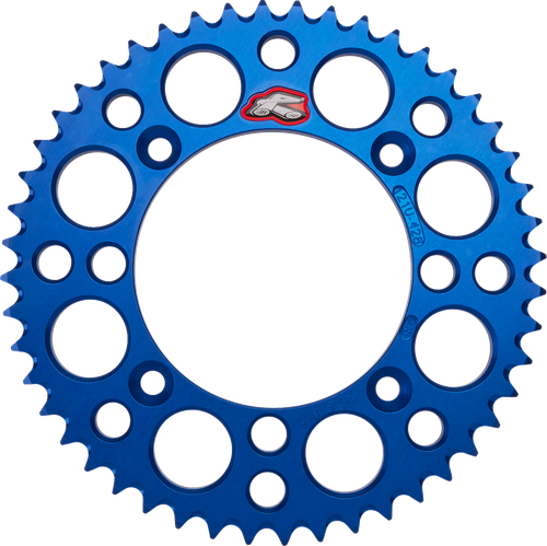 RENTHAL 121U-428-48GPBU Ultralight Rear Sprocket - Aluminum 48 Tooth Blue Suzuki/Yamaha