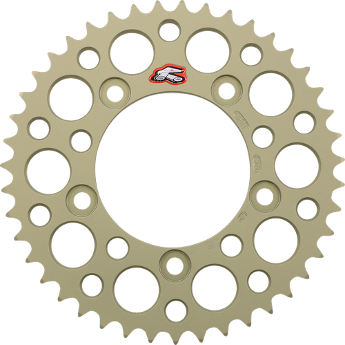 RENTHAL 435U-520-43P-HA Rear Aluminum Sprocket - Aluminum 43 Tooth Ducati