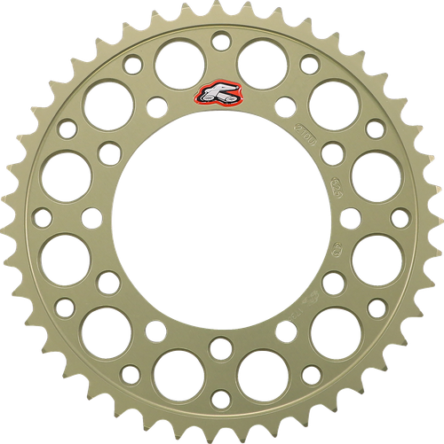 RENTHAL 210U-525-43P-HA Rear Aluminum Sprocket - Aluminum 43 Tooth Suzuki/Yamaha