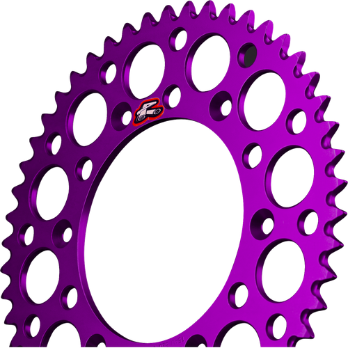 RENTHAL 441U-428-48GPPE Ultralight Rear Sprocket - Aluminum 48 Tooth Purple Gas Gas/Husqvarna/KTM