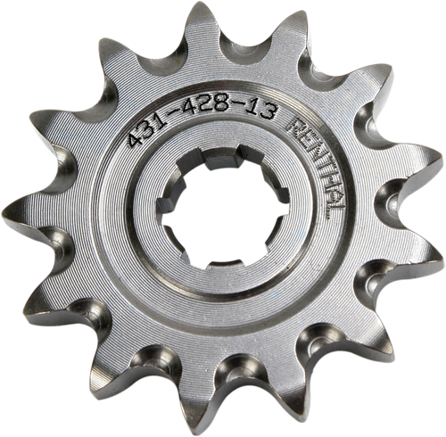 RENTHAL 431--428-13GP Front Sprocket - Grooved 13 Tooth Kawasaki