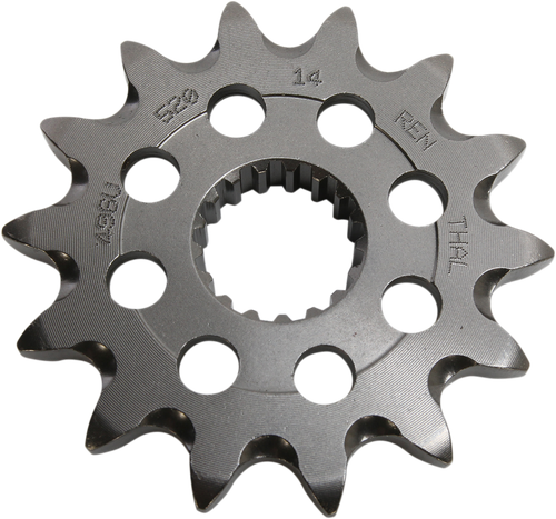 RENTHAL 496U-520-14GP Front Sprocket - Grooved Ultralight 14 Tooth RM-Z 450