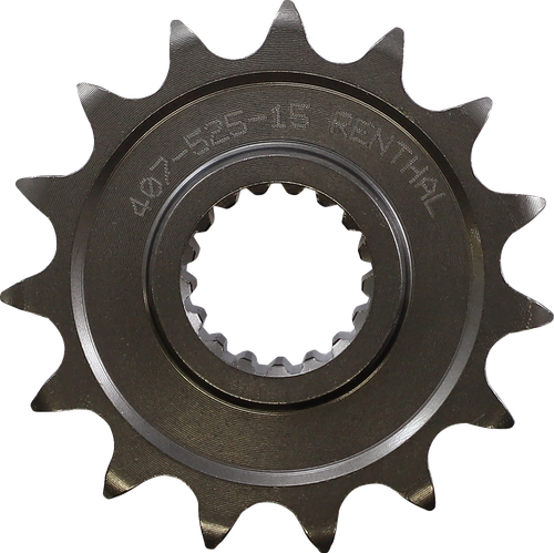 RENTHAL 407--525-15P Countershaft Sprocket - 15 Tooth Aprilia/BMW/Husqvarna