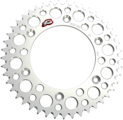 RENTHAL 154U-520-45GRSI Ultralight Rear Sprocket - Aluminum 45 Tooth Silver Honda