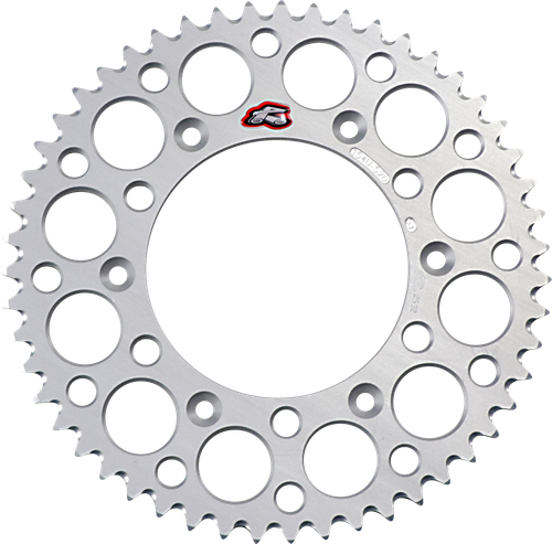 RENTHAL 154U-520-51GRSI Ultralight Rear Sprocket - Aluminum 51 Tooth Silver Honda