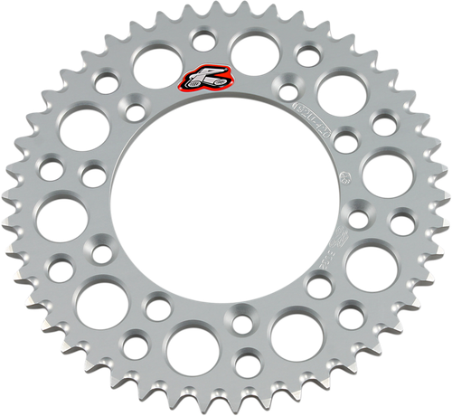RENTHAL 192U-420-46GPSI Ultralight Rear Sprocket - Aluminum 46 Tooth Silver Gas Gas/Husqvarna/KTM