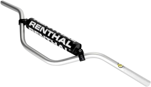 RENTHAL 757-02-SI-01-185 7/8" Off-Road Handlebar — High/MX/Mini - 757 Mini High Silver