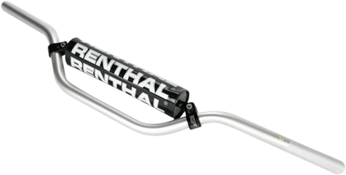 RENTHAL 764-01-SI-01-185 7/8" Off-Road Handlebar — Jimmy Button/Moto/MX/Enduro - 764 Jimmy Button Silver