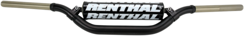 RENTHAL 918-01-BK-02-185 Twinwall® Handlebar — CR/High/Twinwall - 918 Ricky Johnson/CR High Black