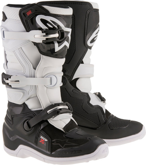 ALPINESTARS 2015017-12-3 TECH 7S BOOTS BLACK/WHITE SZ 03