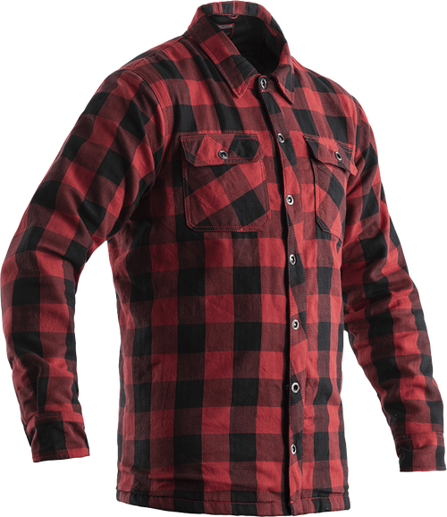 RST 102115RED-38 LUMBERJACK CE SHIRT RED CHECK TEXTILE XS