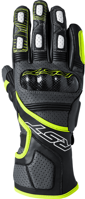 RST 103179F.YEL-08 FULCRUM CE GLOVE GREY/FLO YELLOW/BLACK SM