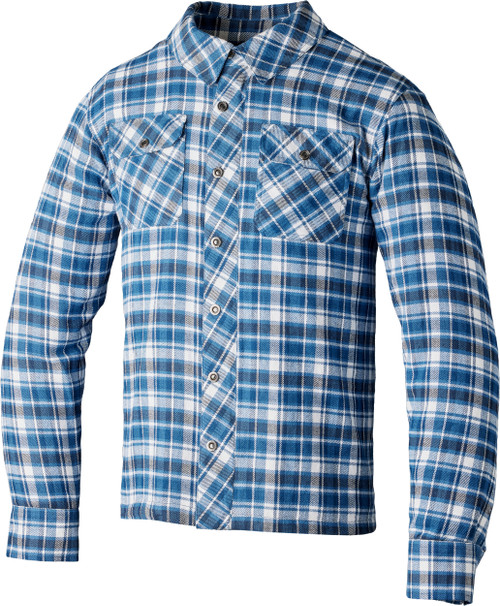 RST 102115BLU2-40 LUMBERJACK CE SHIRT BLUE/GREY CHECK SM