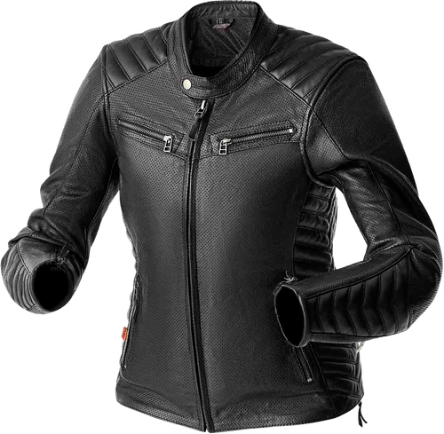 RST 103644BLK-08 WOMENS ROADSTER AIR D3O JACKET BLACK LEATHER XS
