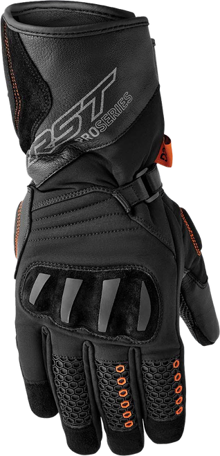 RST 103664BLK-07 ARTIC D3O WATERPROOF GLOVE BLACK TEXTILE XS