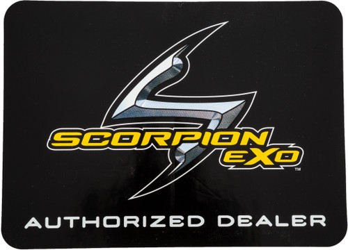 SCORPION EXO 59-510 AUTHORIZED DEALER STICKER
