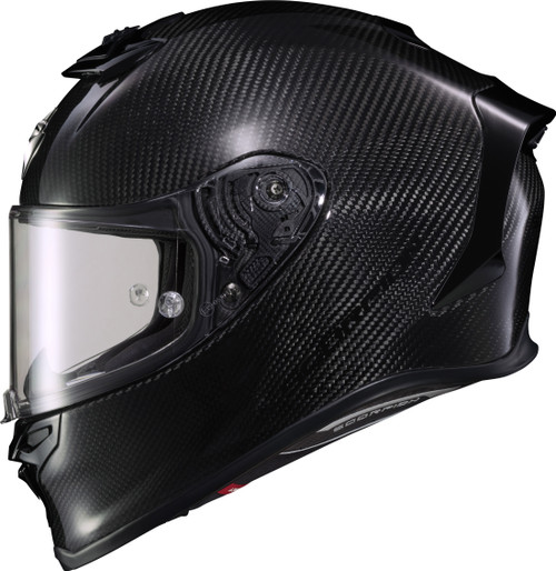 SCORPION EXO R1C-0038 EXO-R1 AIR FULL FACE HELMET CARBON GLOSS BLACK 3X