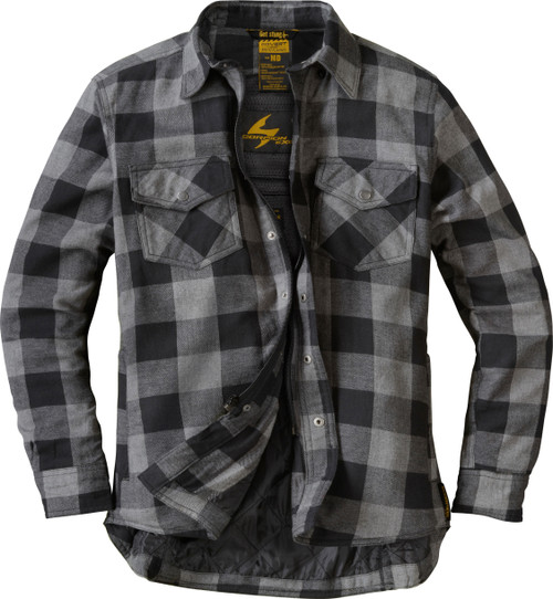 SCORPION EXO 52201-4 COVERT WOMENS FLANNEL BLACK/GREY MD