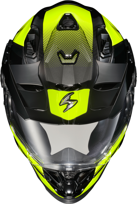 SCORPION EXO XT9-1014 XT9000 CARBON FULL-FACE HELMET TRAILHEAD HI-VIS MD