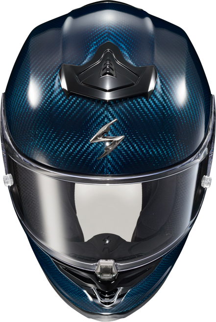 SCORPION EXO R1C-0206 EXO-R1 AIR FULL FACE HELMET CARBON BLUE XL